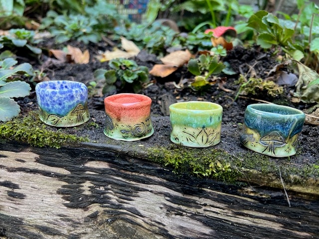 Amelia's handmade pottery